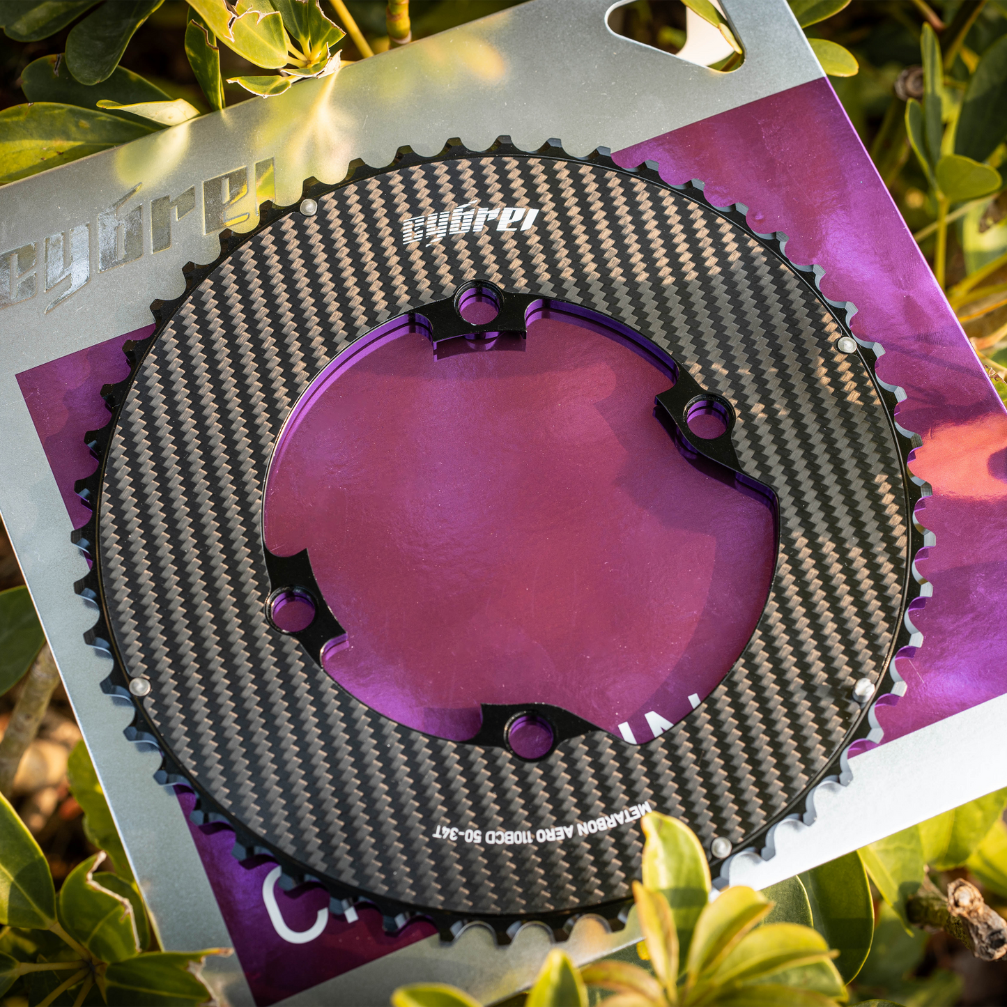 CYBREI METARBON AERO 2X Carbon Chainring Combo (110×4 BCD)