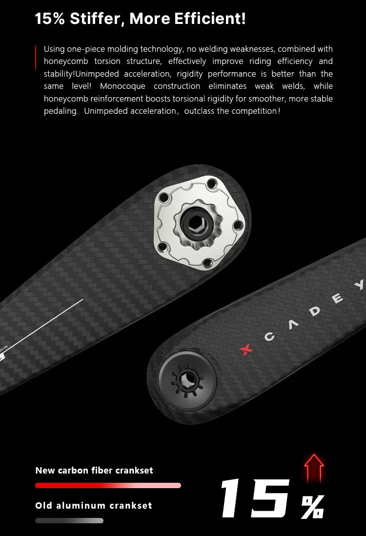Xcadey Ventus Power Meter Carbon Crankset