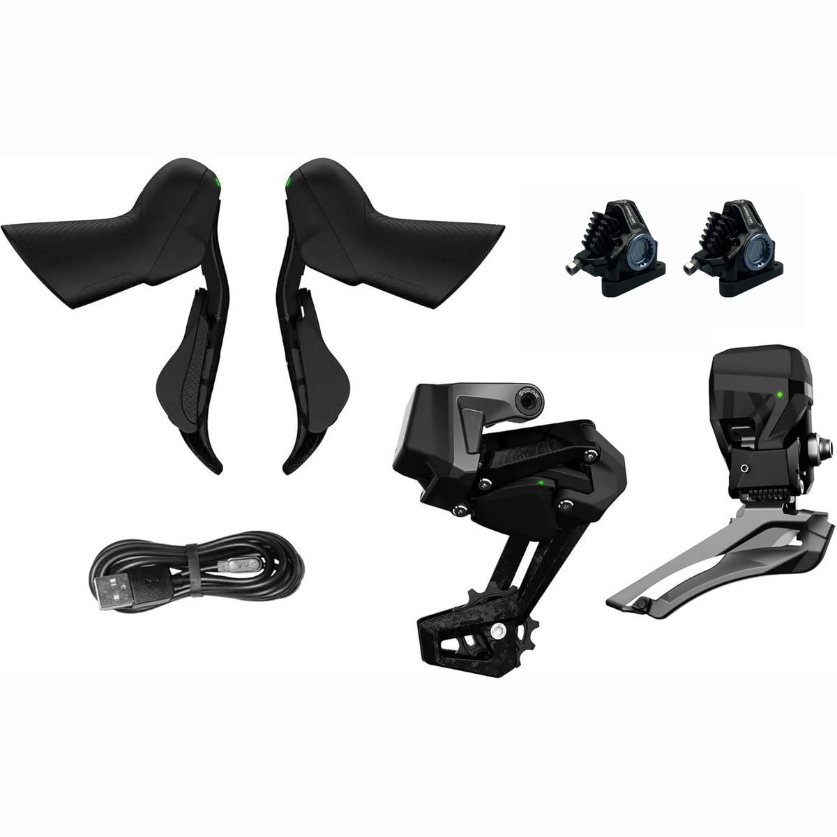 Wireless EDS TX RA7100 Alloy Disc Brake Groupset