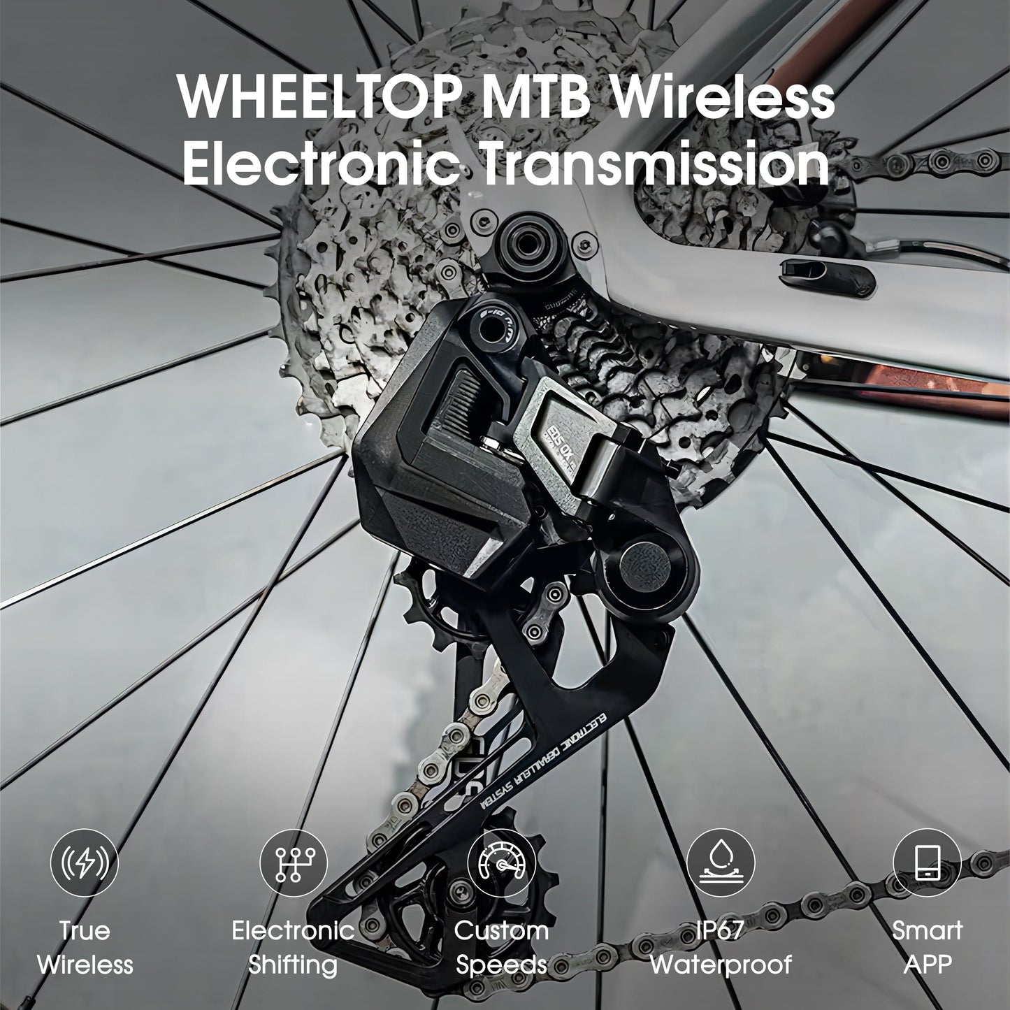 Wheeltop EDS OX MTB Wireless Electronic Shifter/Derailleur