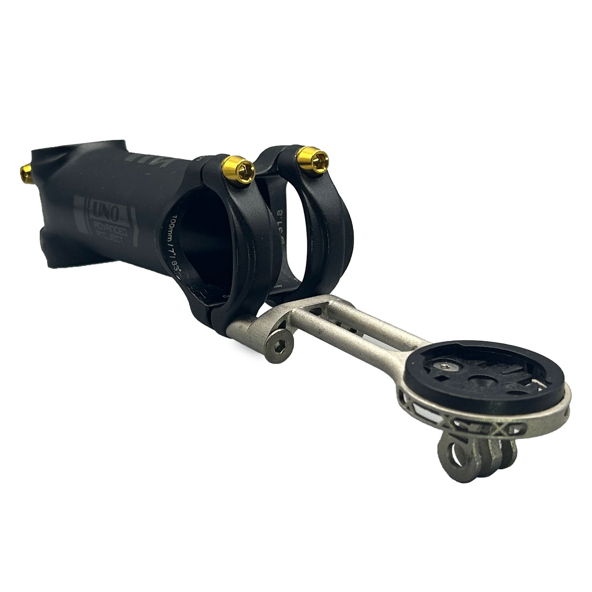 Titanium Out Front Computer Mounts 3D-Printed Titanium Stem Computer Mount (Custom Fit) – XZX Components